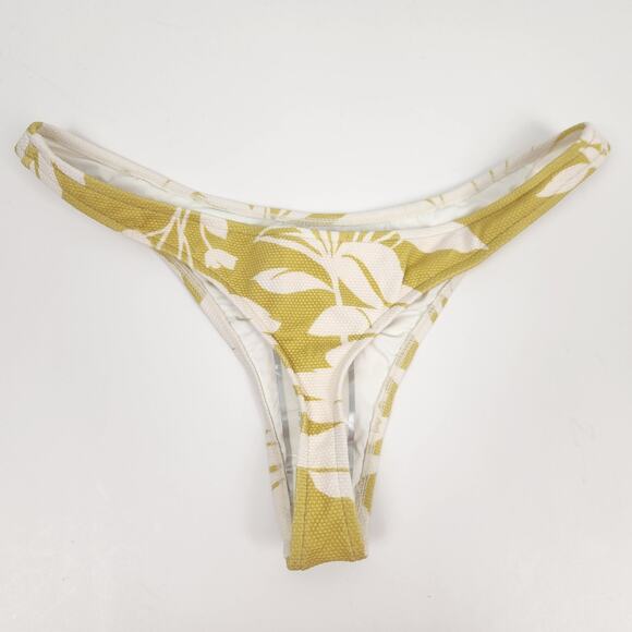 L*Space Rylee Bikini Bottom Itsy Cut in Havana Blooms Green Size Medium - Picture 4 of 6